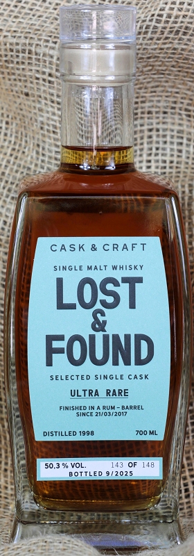 Lost & Found – ULTRA RARE single cask – RUM Barrel