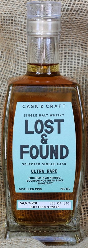 Lost & Found – ULTRA RARE single cask – Ardbeg/Bourbon