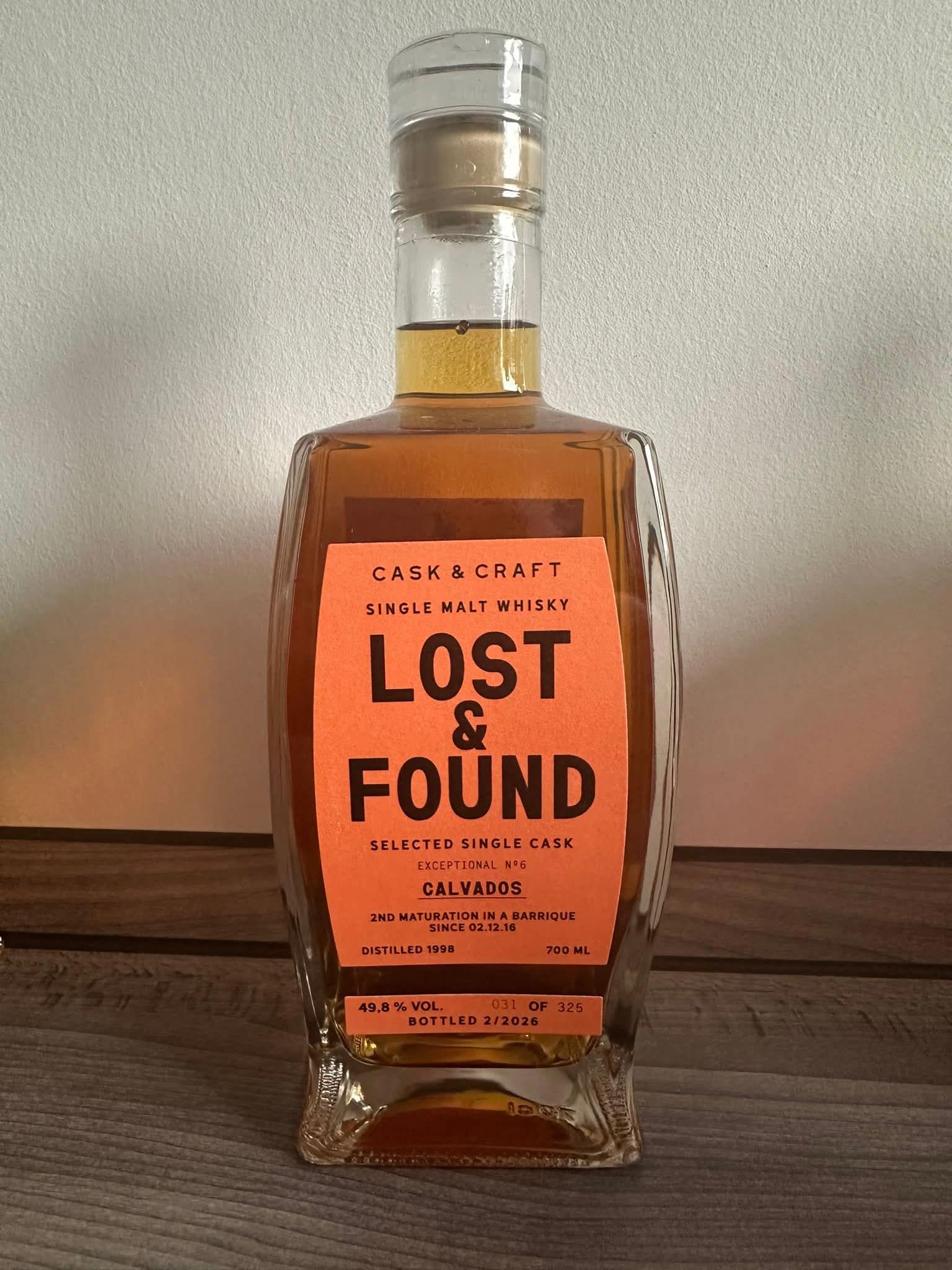 Lost & Found – EXEPTIONAL single cask – Calvados