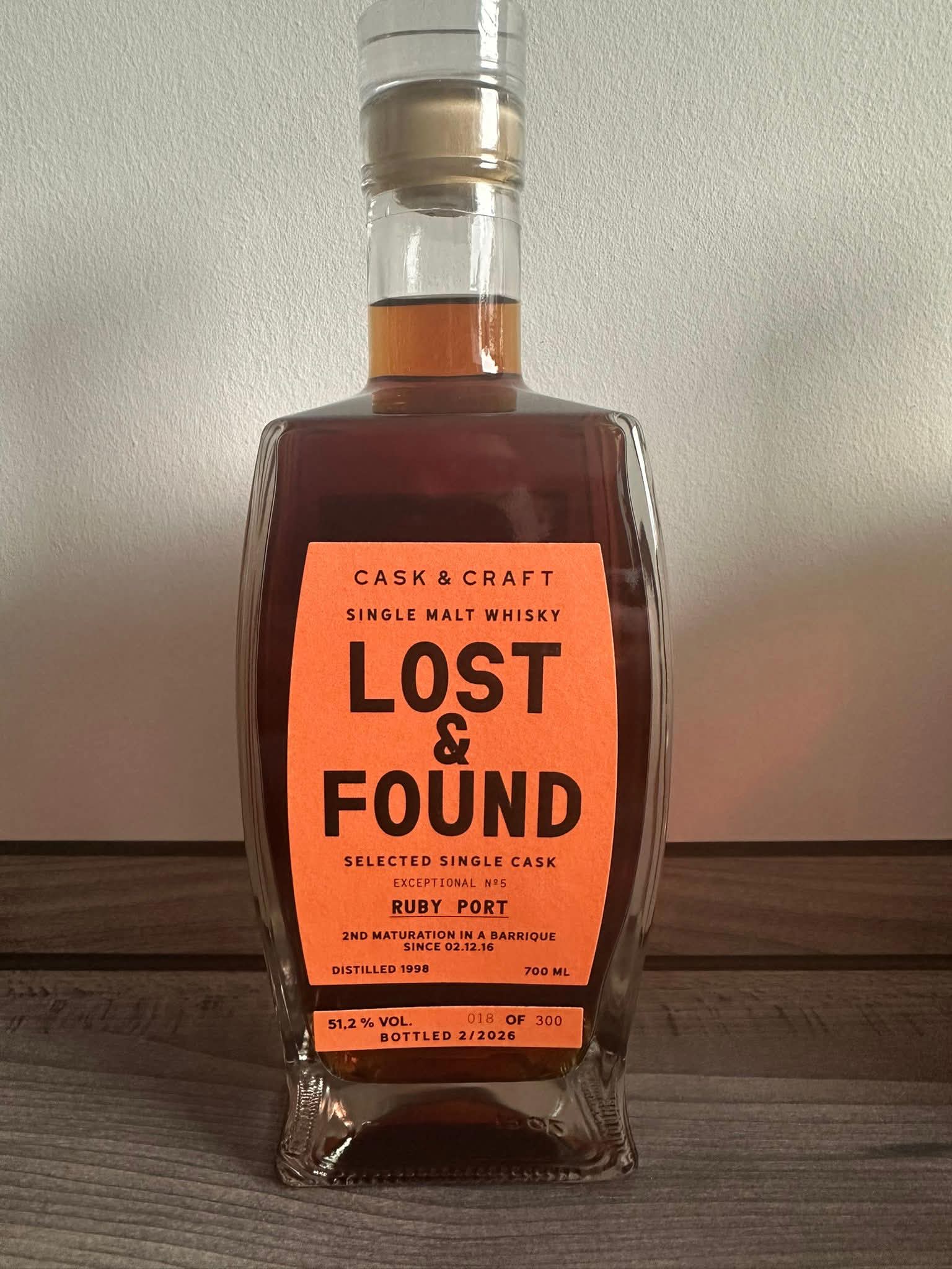 Lost & Found – EXEPTIONAL single cask – Ruby Port