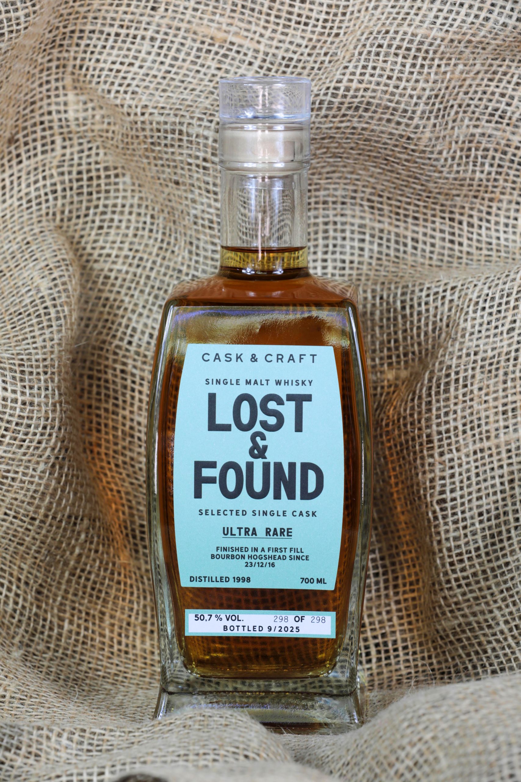 Lost & Found – ULTRA RARE single cask – first fill Bourbon