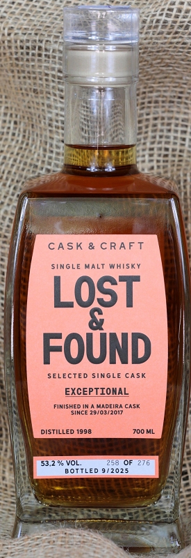 Lost & Found – EXEPTIONAL single cask – Madeira