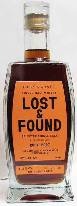 Lost & Found – EXEPTIONAL single cask – Ruby Port