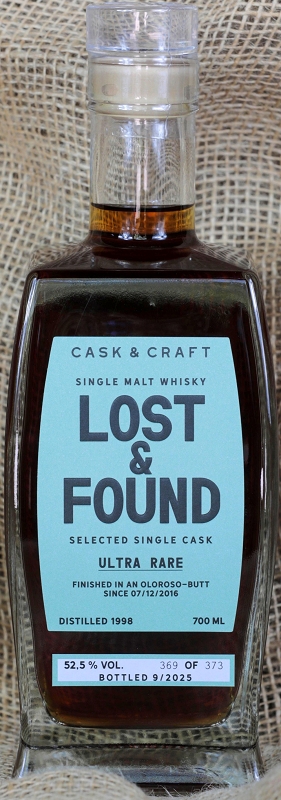 Lost & Found – ULTRA RARE single cask – OLOROSO