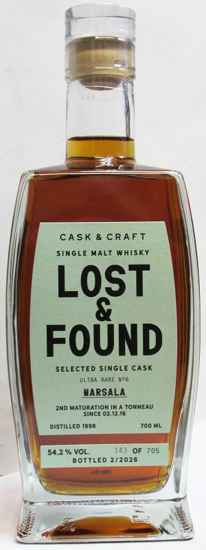 Lost & Found – ULTRA RARE single cask – Marsala