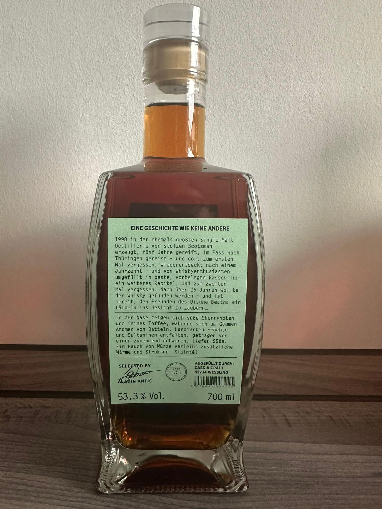 Lost & Found – ULTRA RARE single cask – PX Sherry