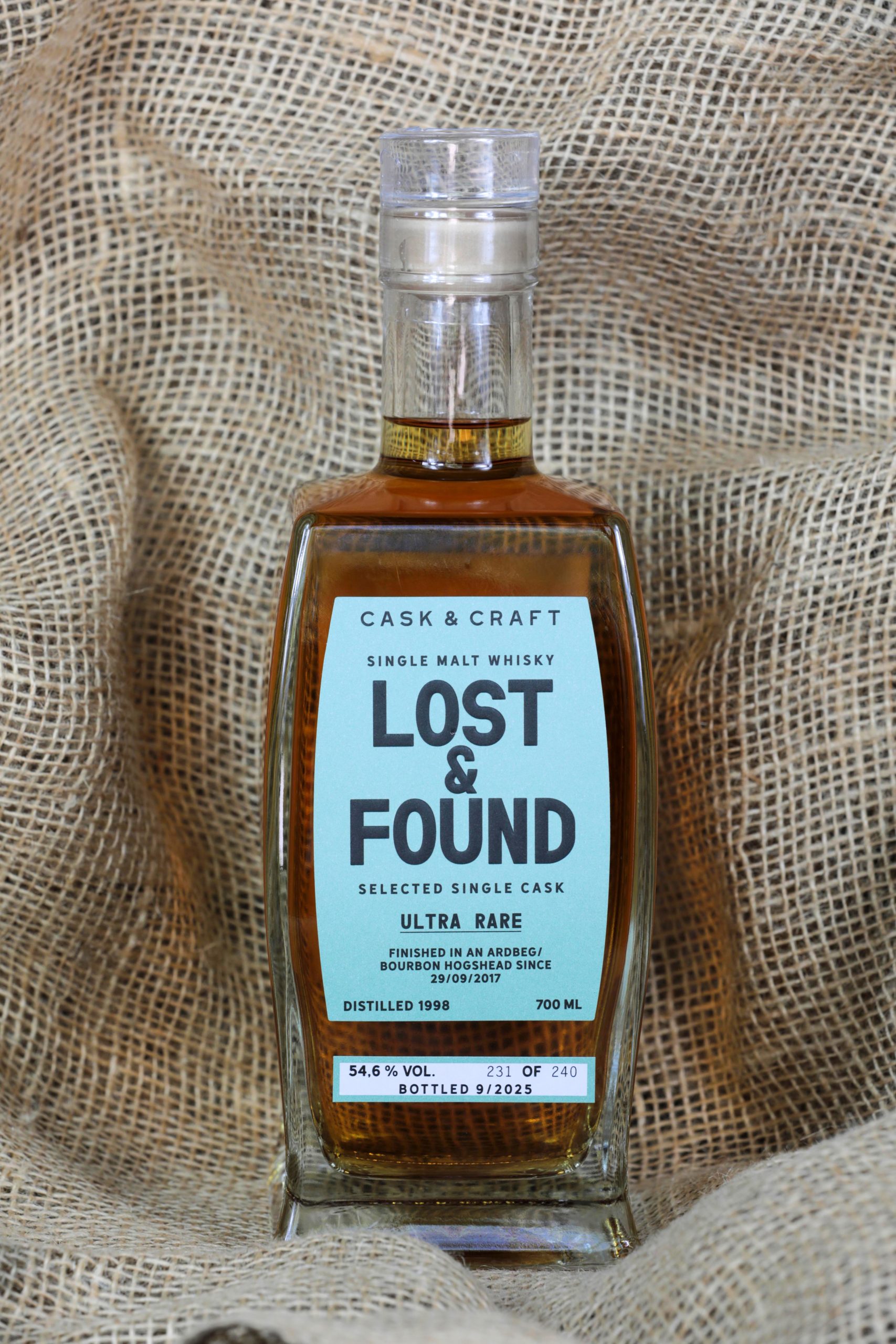 Lost & Found – ULTRA RARE single cask – Ardbeg/Bourbon